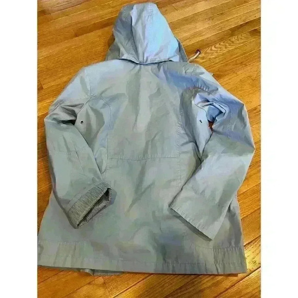 Mackintosh New England Women's Lightweight Sky Blue Jacket Size S with Hood - Picture 4 of 9